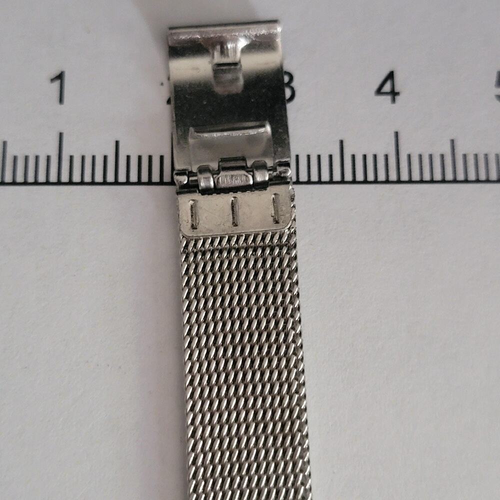 Rumours Womens Watch Black Dial Silver Tone Butterfly Case Mesh Bracelet - Picture 8 of 10